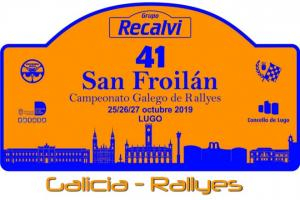 Rallye San Froilan 2019 placa