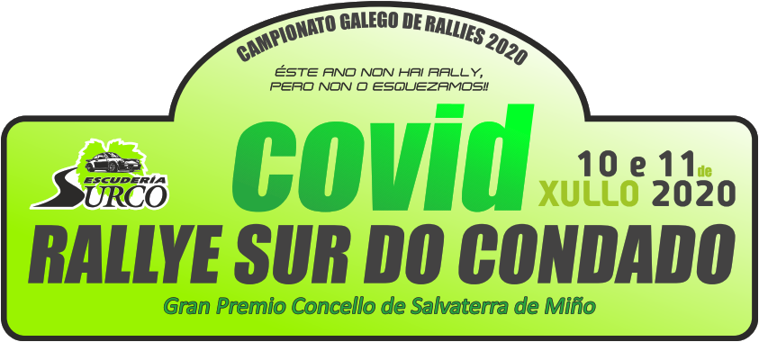 placa Covid Rally Sur do Condado 2020 001