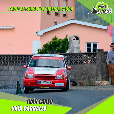 Equipos Surco no Rallye Ribeira Sacra