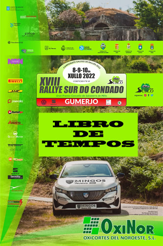Clasificacions XVIII Rallye Sur do Condado